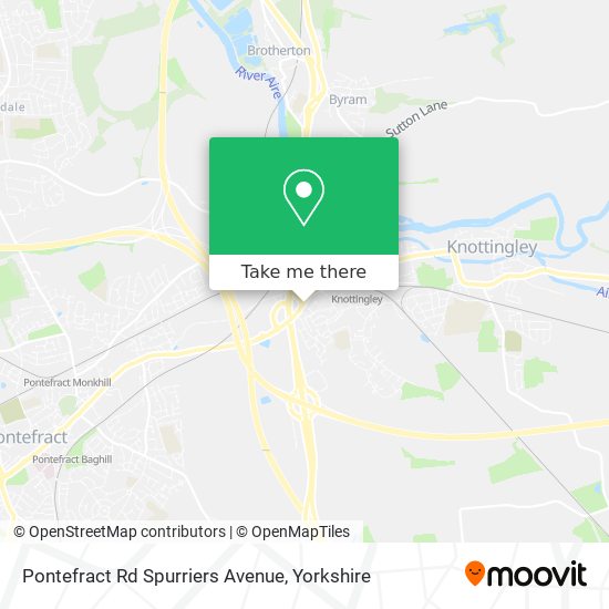 Pontefract Rd Spurriers Avenue map