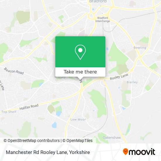 Manchester Rd Rooley Lane map