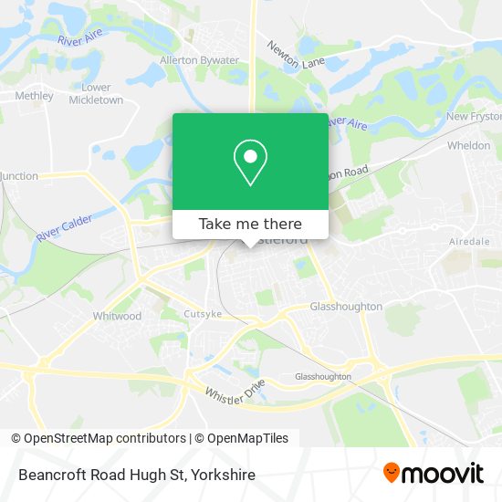 Beancroft Road Hugh St map