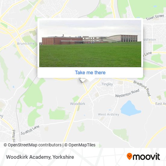 Woodkirk Academy map