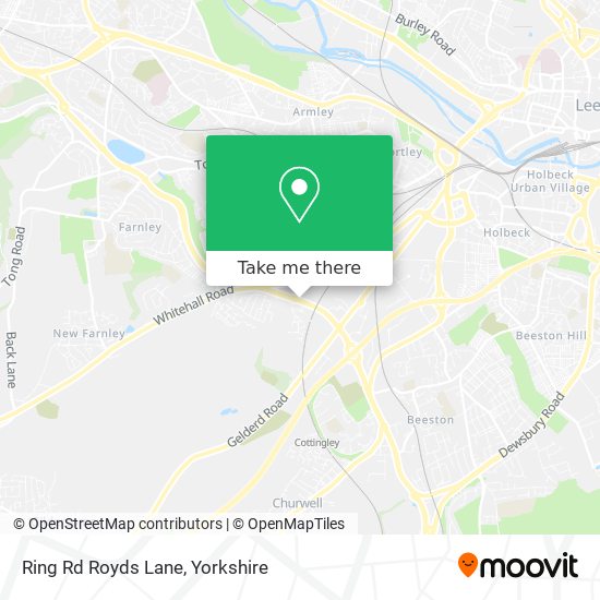 Ring Rd Royds Lane map