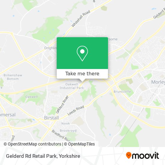 Gelderd Rd Retail Park map