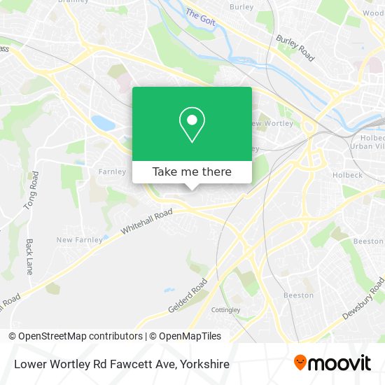 Lower Wortley Rd Fawcett Ave map