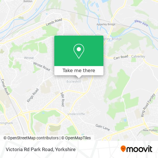 Victoria Rd Park Road map