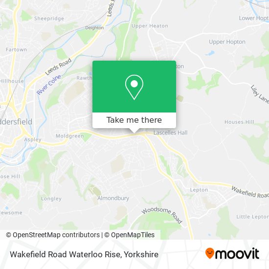 Wakefield Road Waterloo Rise map