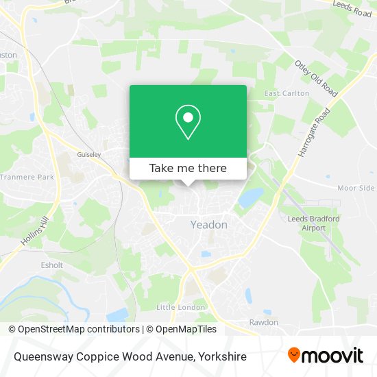 Queensway Coppice Wood Avenue map