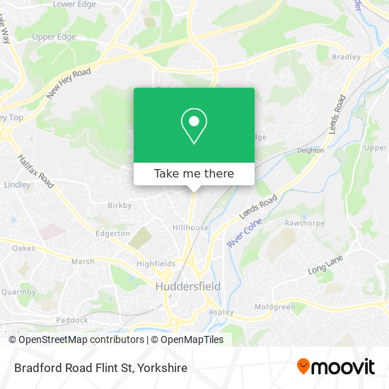 Bradford Road Flint St map