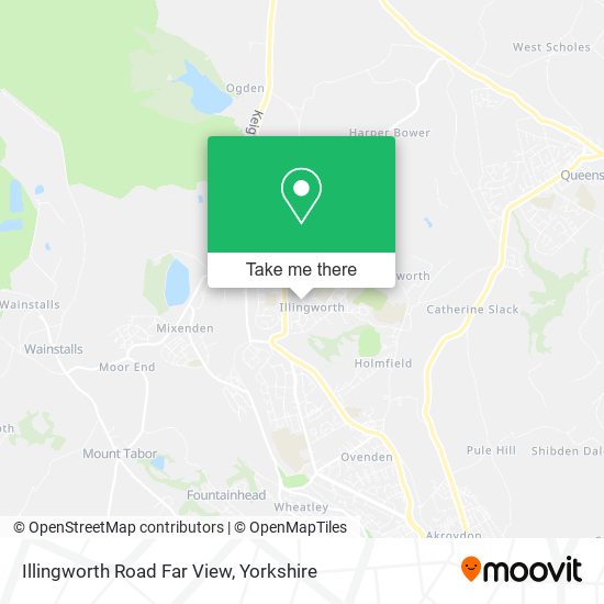 Illingworth Road Far View map
