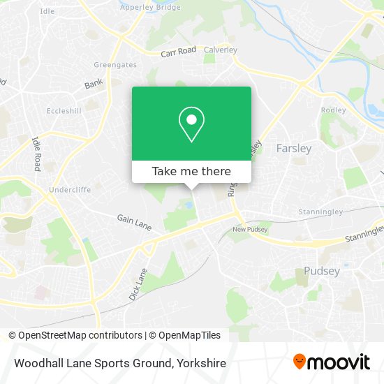 Woodhall Lane Sports Ground map