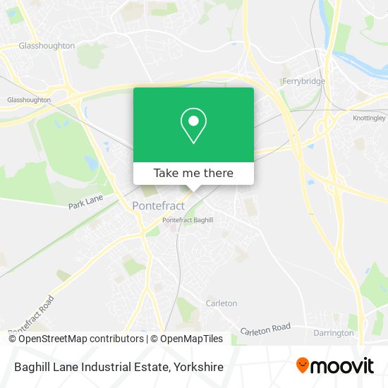 Baghill Lane Industrial Estate map