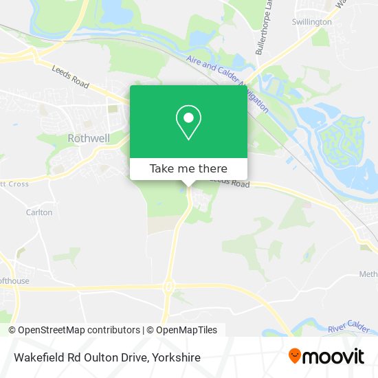 Wakefield Rd Oulton Drive map