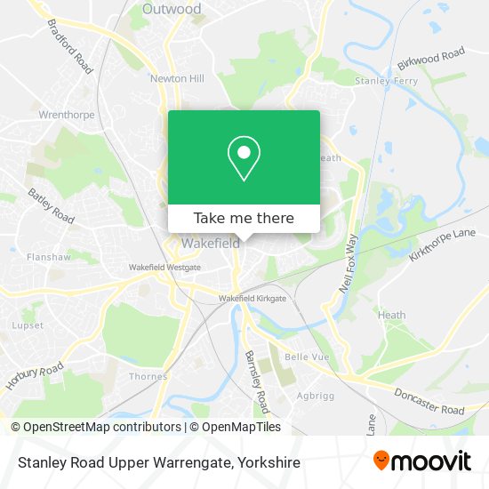 Stanley Road Upper Warrengate map