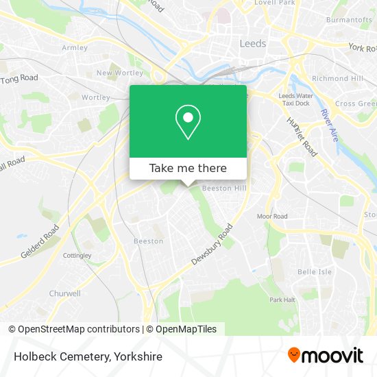 Holbeck Cemetery map