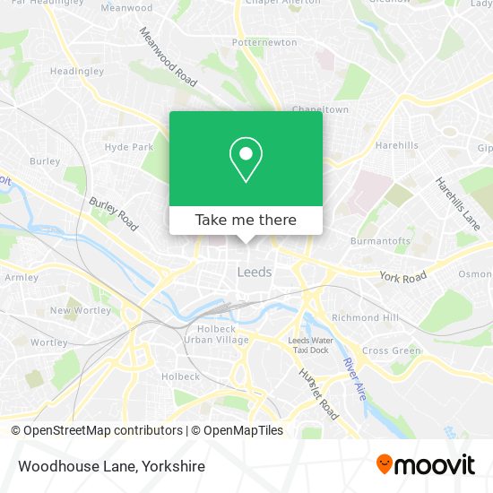 Woodhouse Lane map