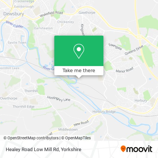 Healey Road Low Mill Rd map