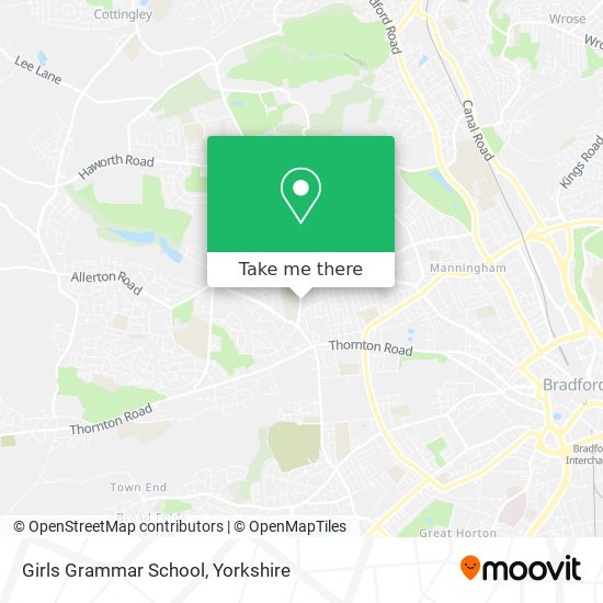 Girls Grammar School map