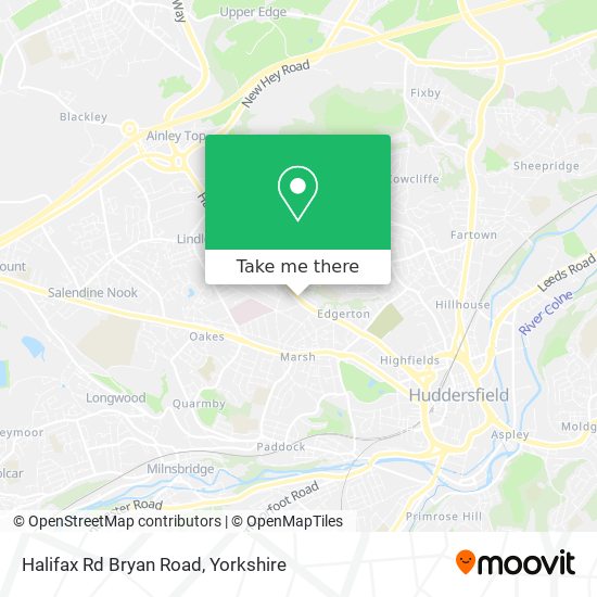Halifax Rd Bryan Road map