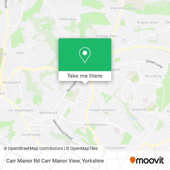 Carr Manor Rd Carr Manor View map