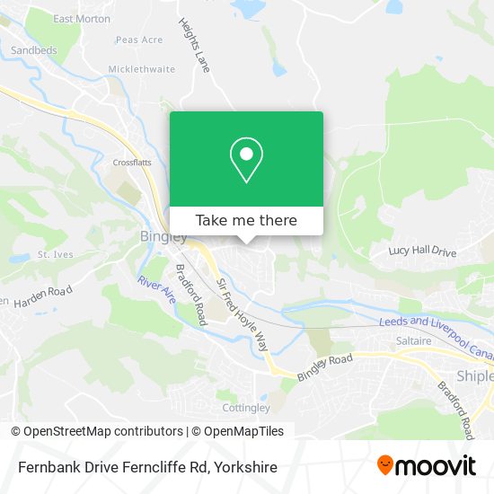 Fernbank Drive Ferncliffe Rd map