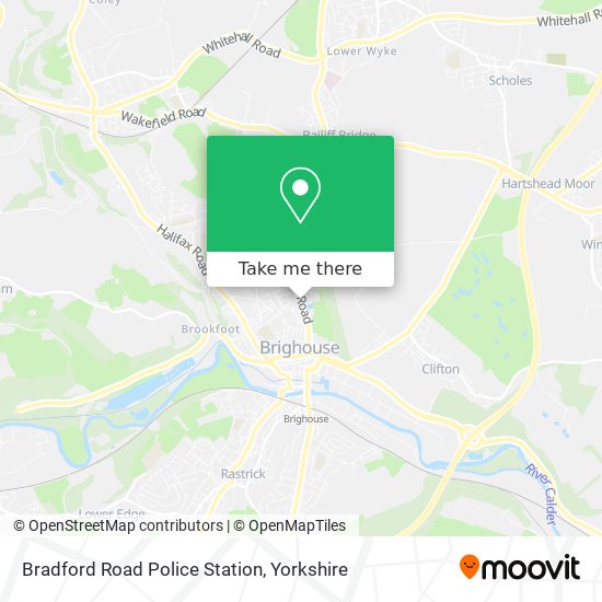 Bradford Road Police Station map