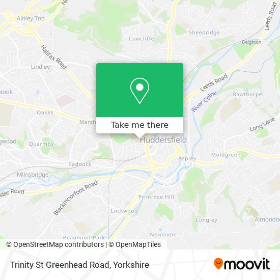 Trinity St Greenhead Road map