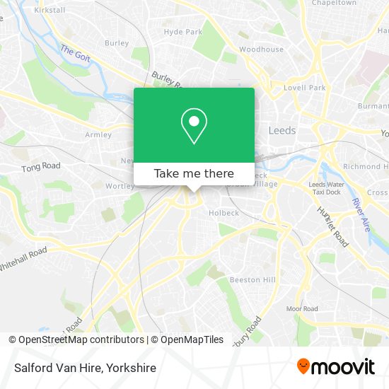 Salford Van Hire map