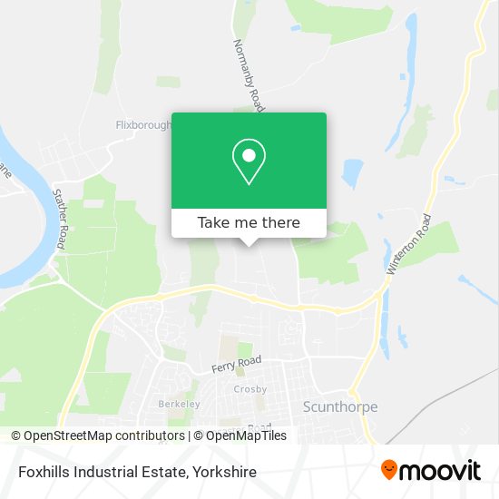 Foxhills Industrial Estate map