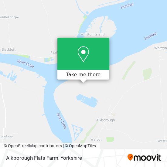 Alkborough Flats Farm map