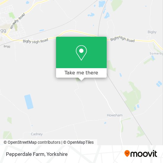 Pepperdale Farm map