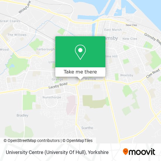 University Centre (University Of Hull) map
