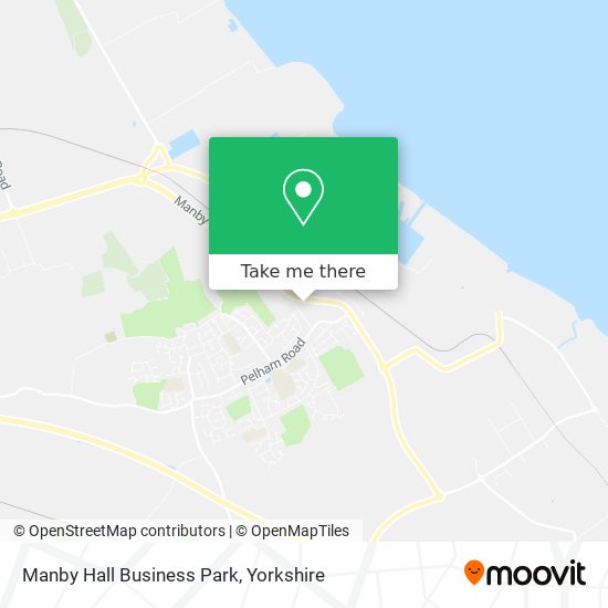 Manby Hall Business Park map