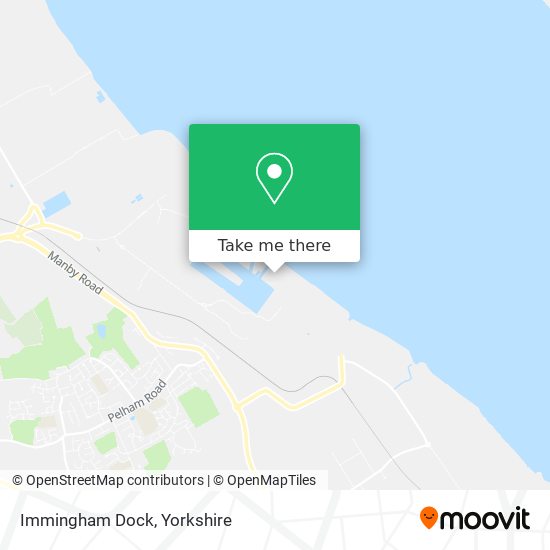 Immingham Dock map