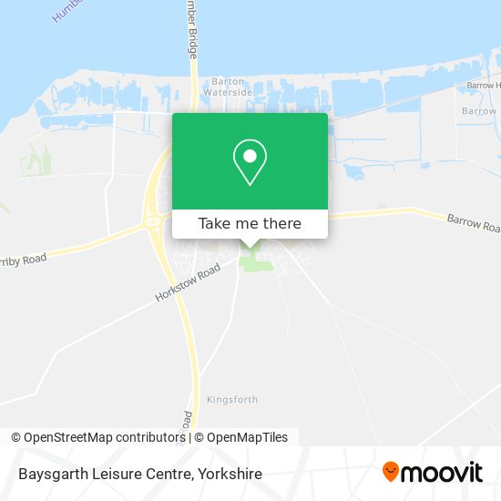 Baysgarth Leisure Centre map