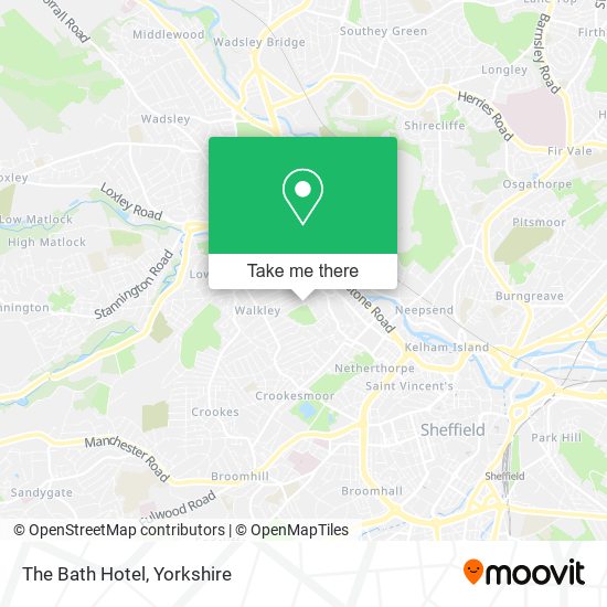 The Bath Hotel map