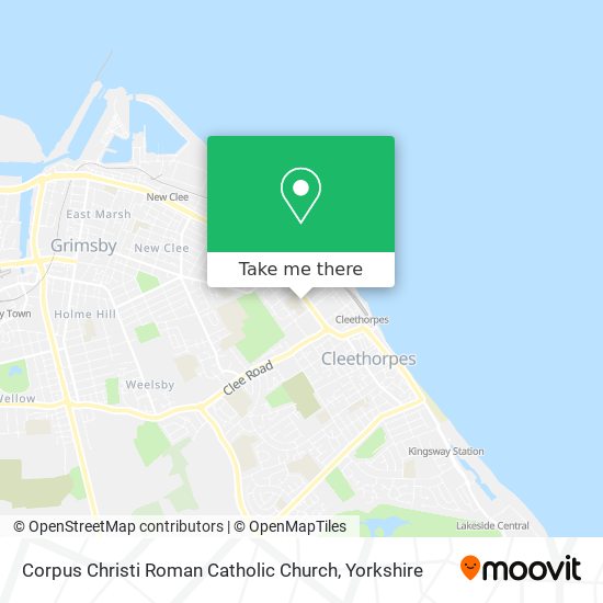 Corpus Christi Roman Catholic Church map