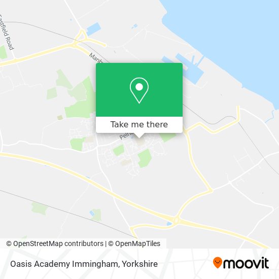 Oasis Academy Immingham map