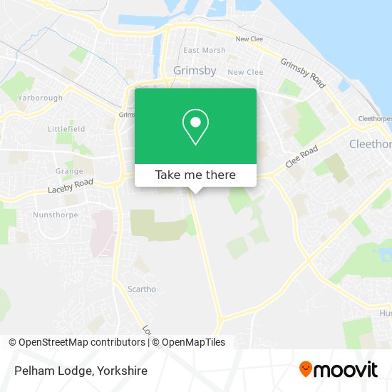 Pelham Lodge map