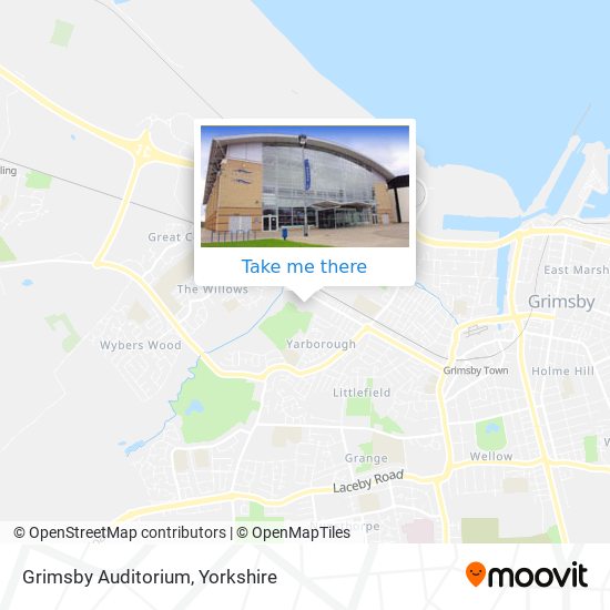 Grimsby Auditorium map