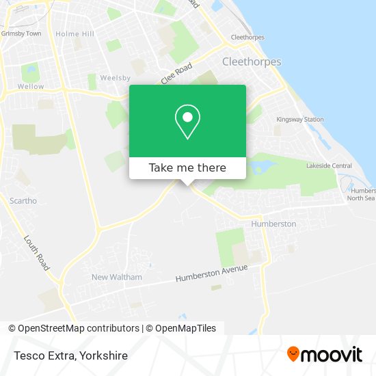 Tesco Extra map