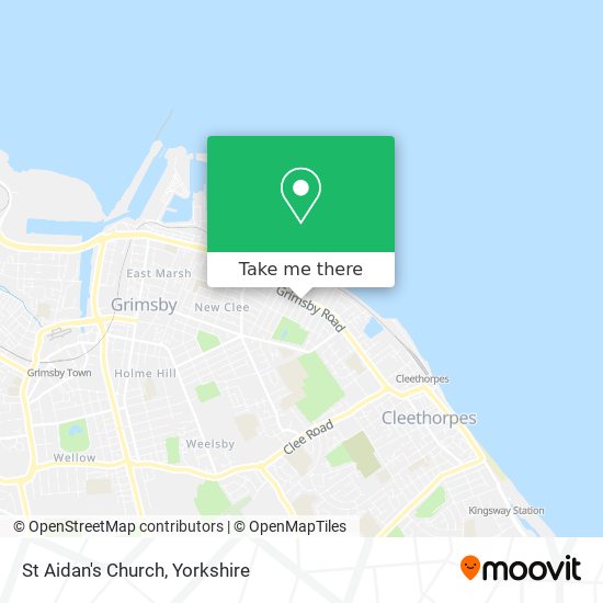 St Aidan's Church map