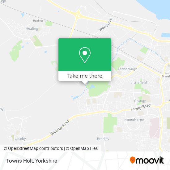 Town's Holt map