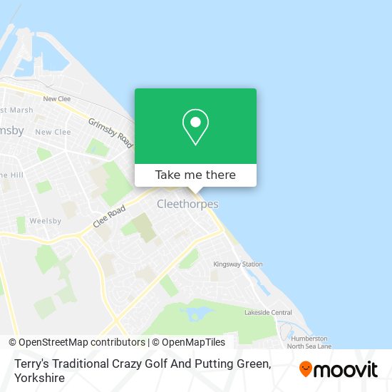 Terry's Traditional Crazy Golf And Putting Green map