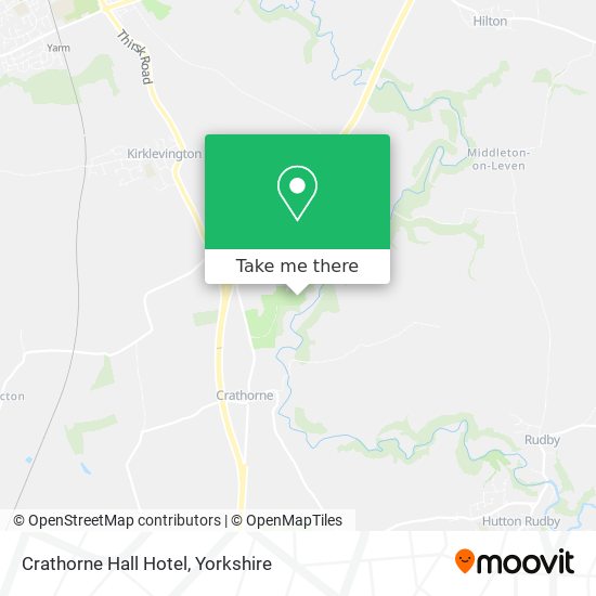 Crathorne Hall Hotel map