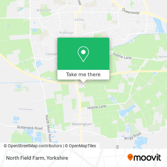 North Field Farm map