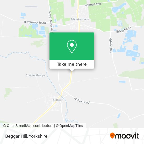 Beggar Hill map