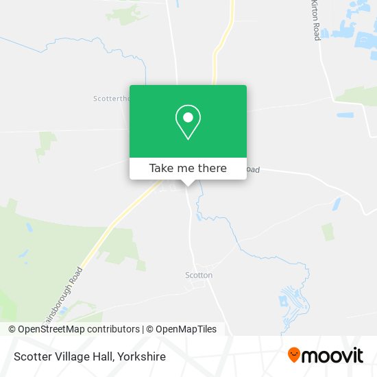 Scotter Village Hall map
