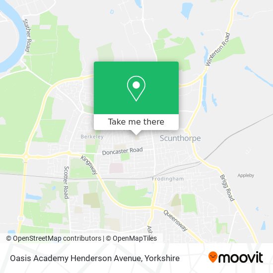 Oasis Academy Henderson Avenue map
