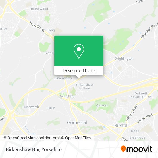 Birkenshaw Bar map