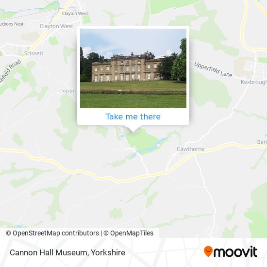 Cannon Hall Museum map