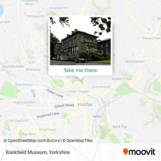 Bankfield Museum map